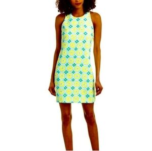 Sail to Sable Lemon Print Shift Dress